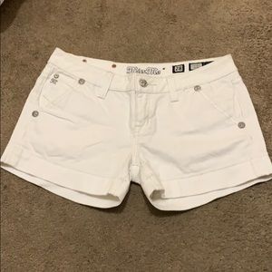 MISS ME white shorts